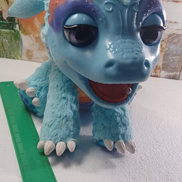 Fur Real Friends Light Sound Torch My Blazin' Baby Dragon Dinosaur Animated Pet - Picture 9 of 9